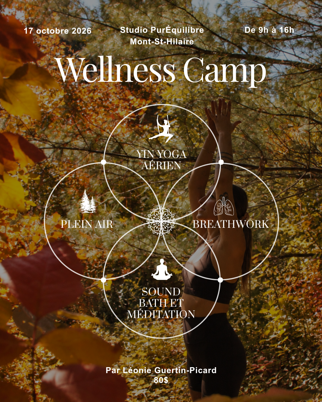 Wellness Camp d'un jour du samedi 17 octobre 2026