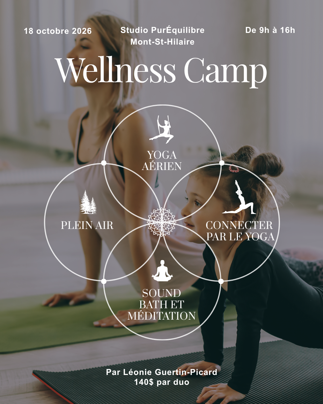 Wellness Camp parent-enfant dimanche 18 octobre 2026