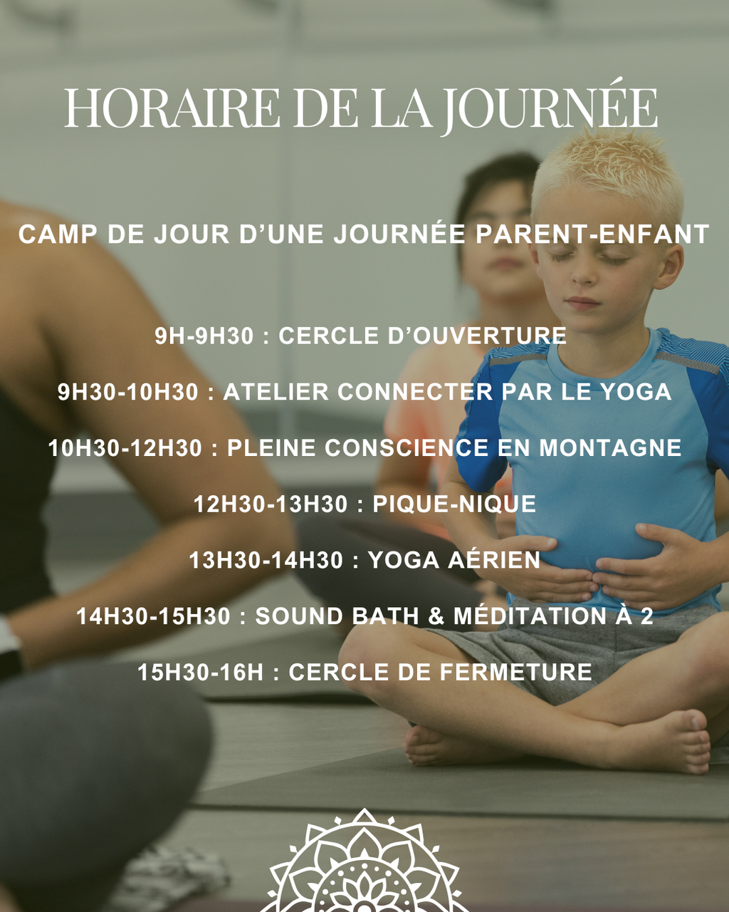 Wellness Camp parent-enfant dimanche 18 octobre 2026